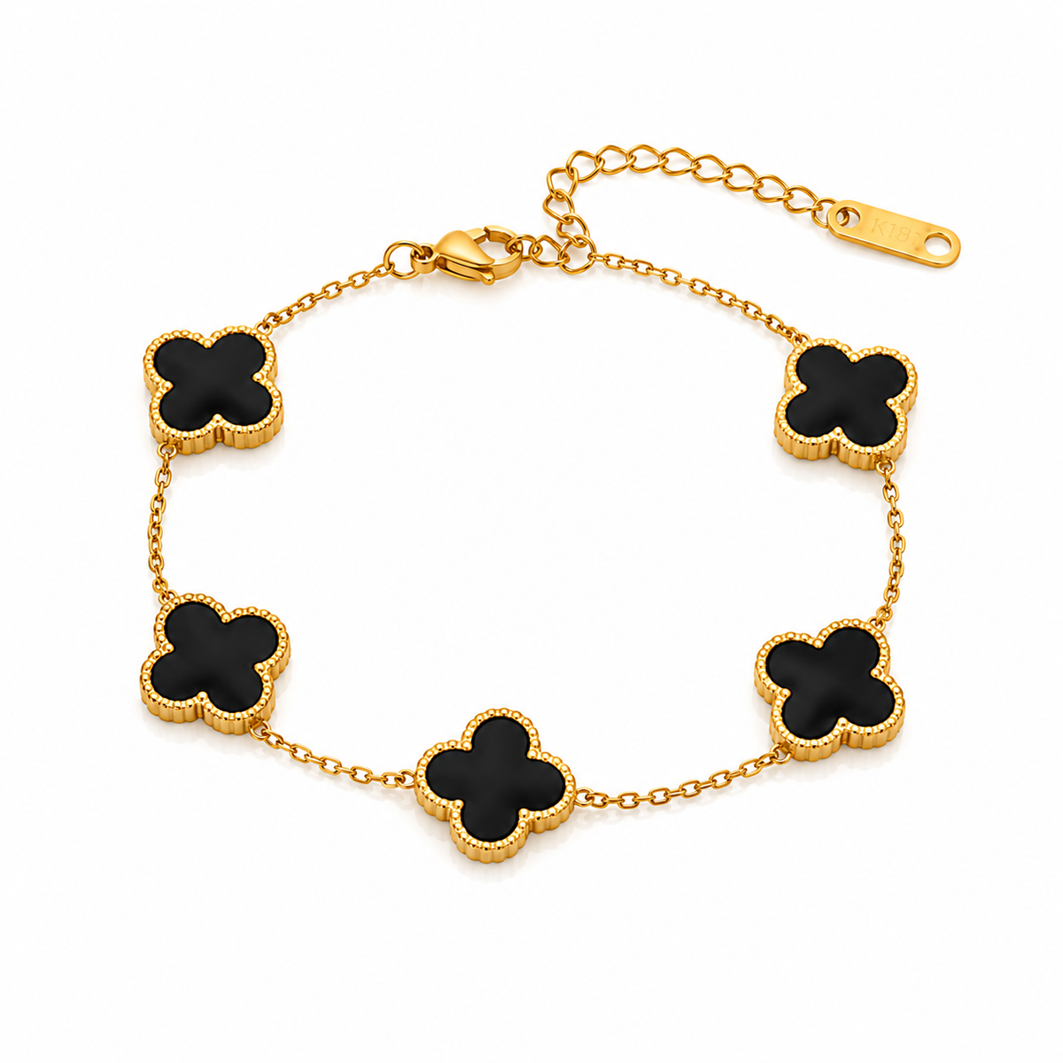 Lunére Black Clover Bracelet