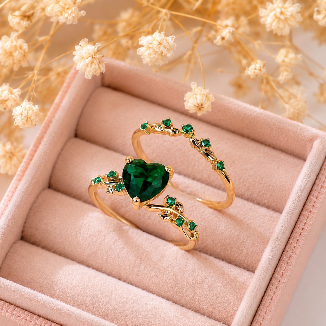 Emerald Vine Ring