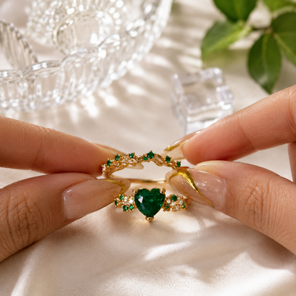 Emerald Vine Ring