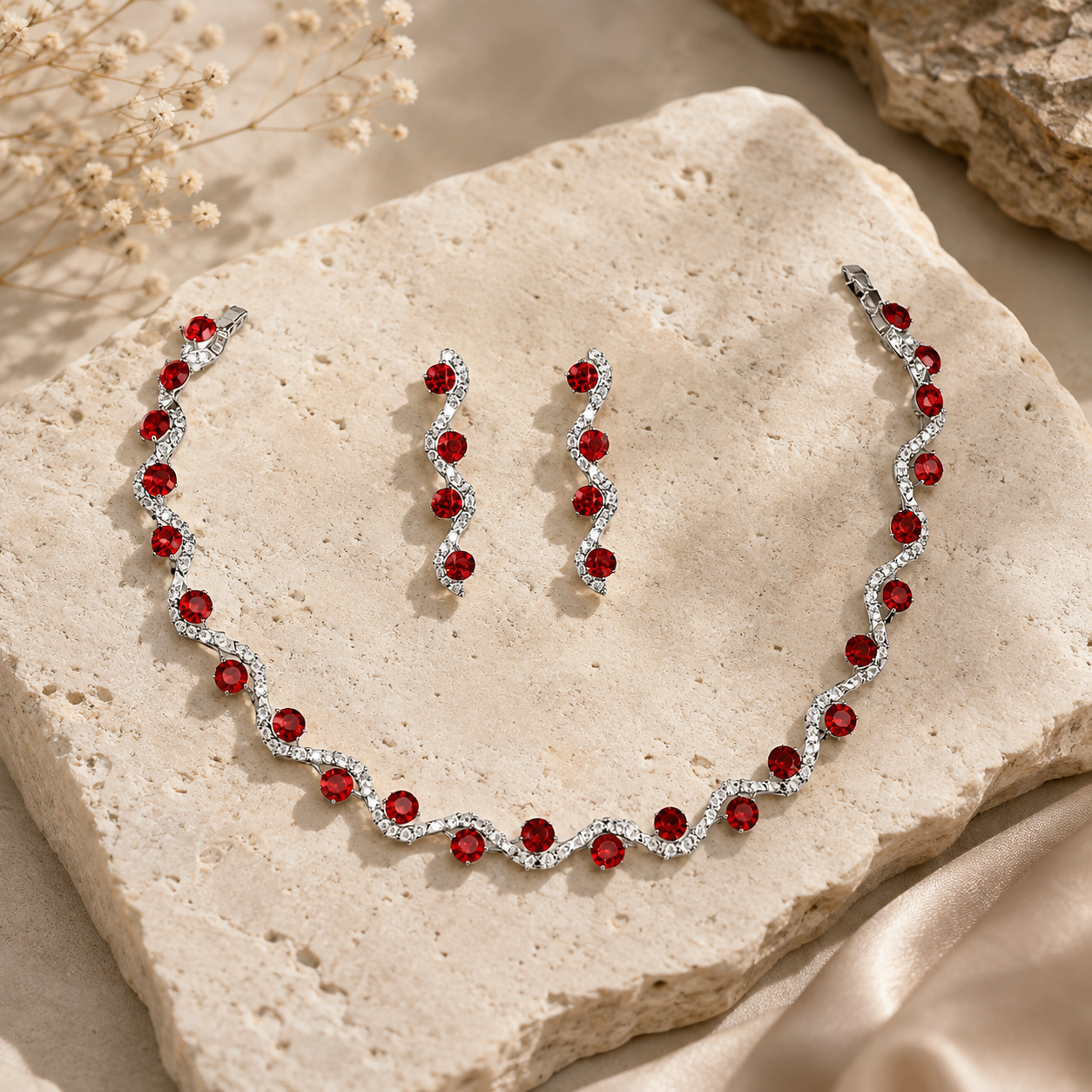 Ruby Radiance Jewelry Set