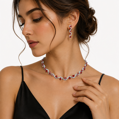 Ruby Radiance Jewelry Set