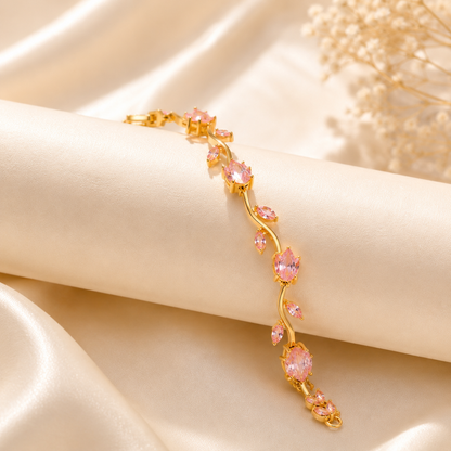 Pink Tulip Bracelet