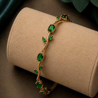 Tulip Vine Bracelet-Green