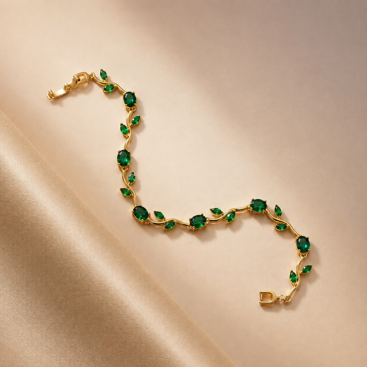 Tulip Vine Bracelet-Green