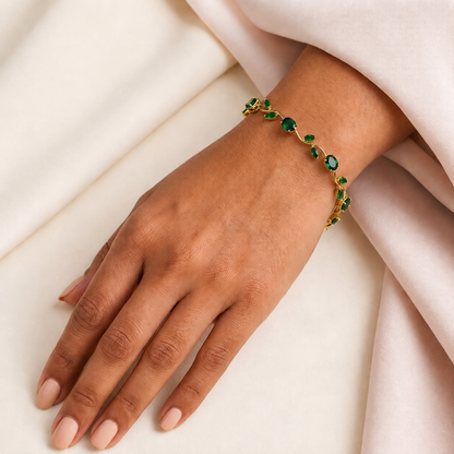 Tulip Vine Bracelet-Green