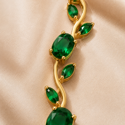 Tulip Vine Bracelet-Green