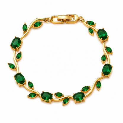 Tulip Vine Bracelet-Green