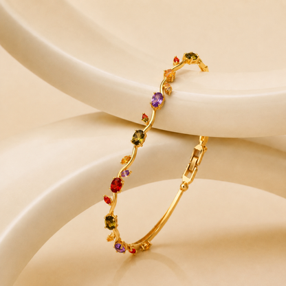 Tulip Crystal Vine Bracelet