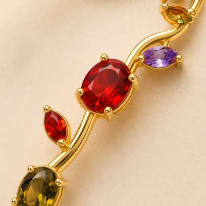 Tulip Crystal Vine Bracelet