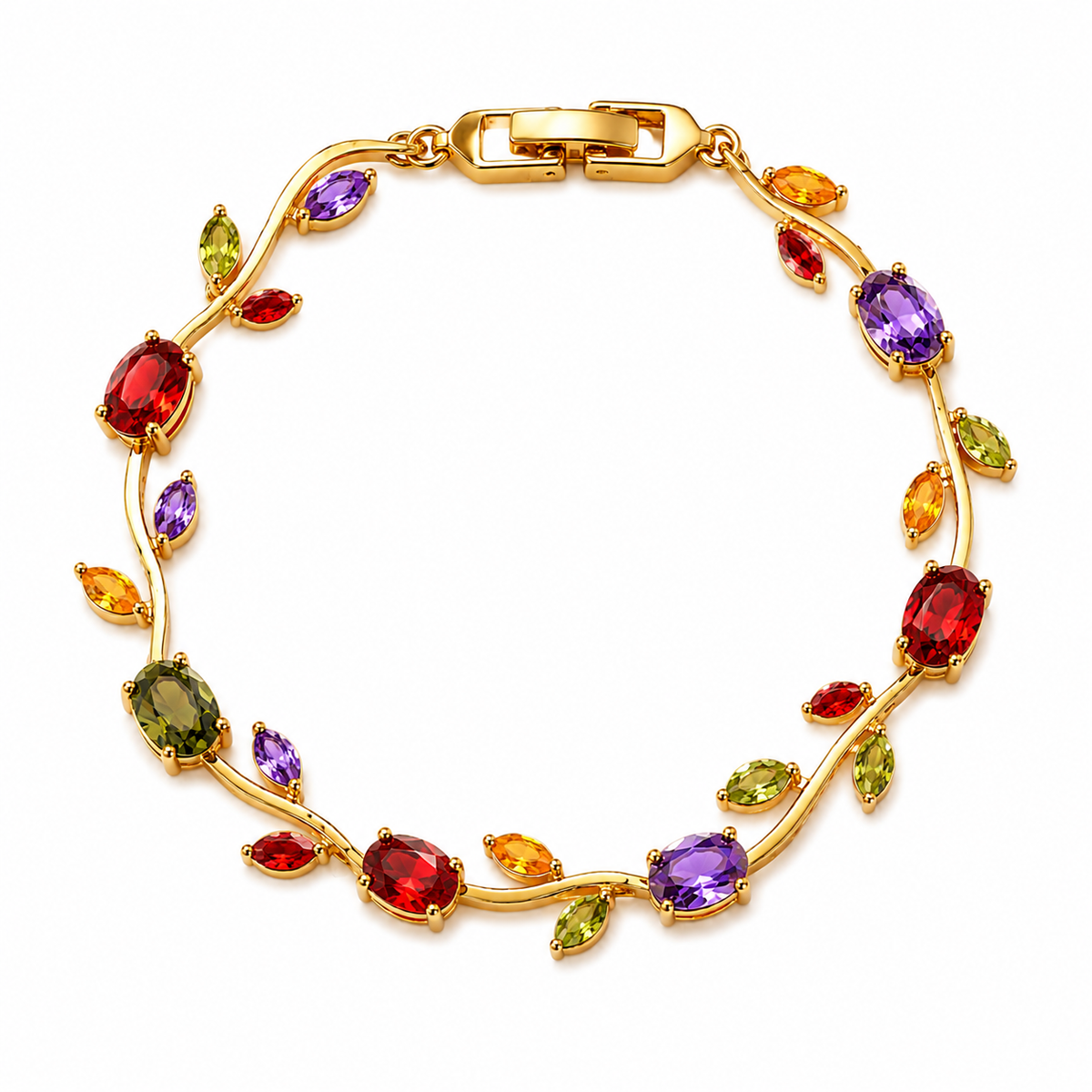 Tulip Crystal Vine Bracelet