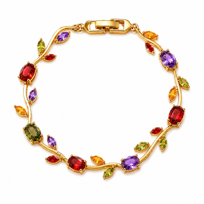 Tulip Crystal Vine Bracelet