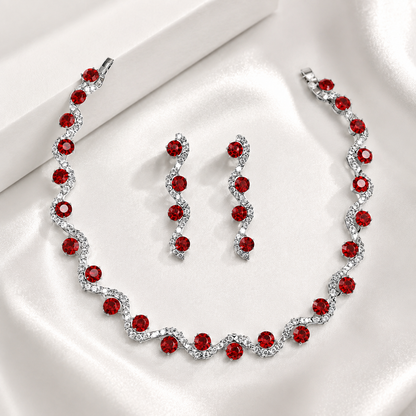 Ruby Radiance Jewelry Set