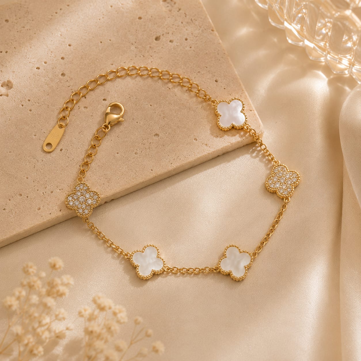 Golden Clover Bracelet