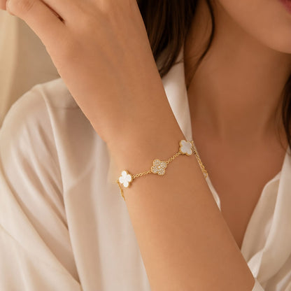 Golden Clover Bracelet