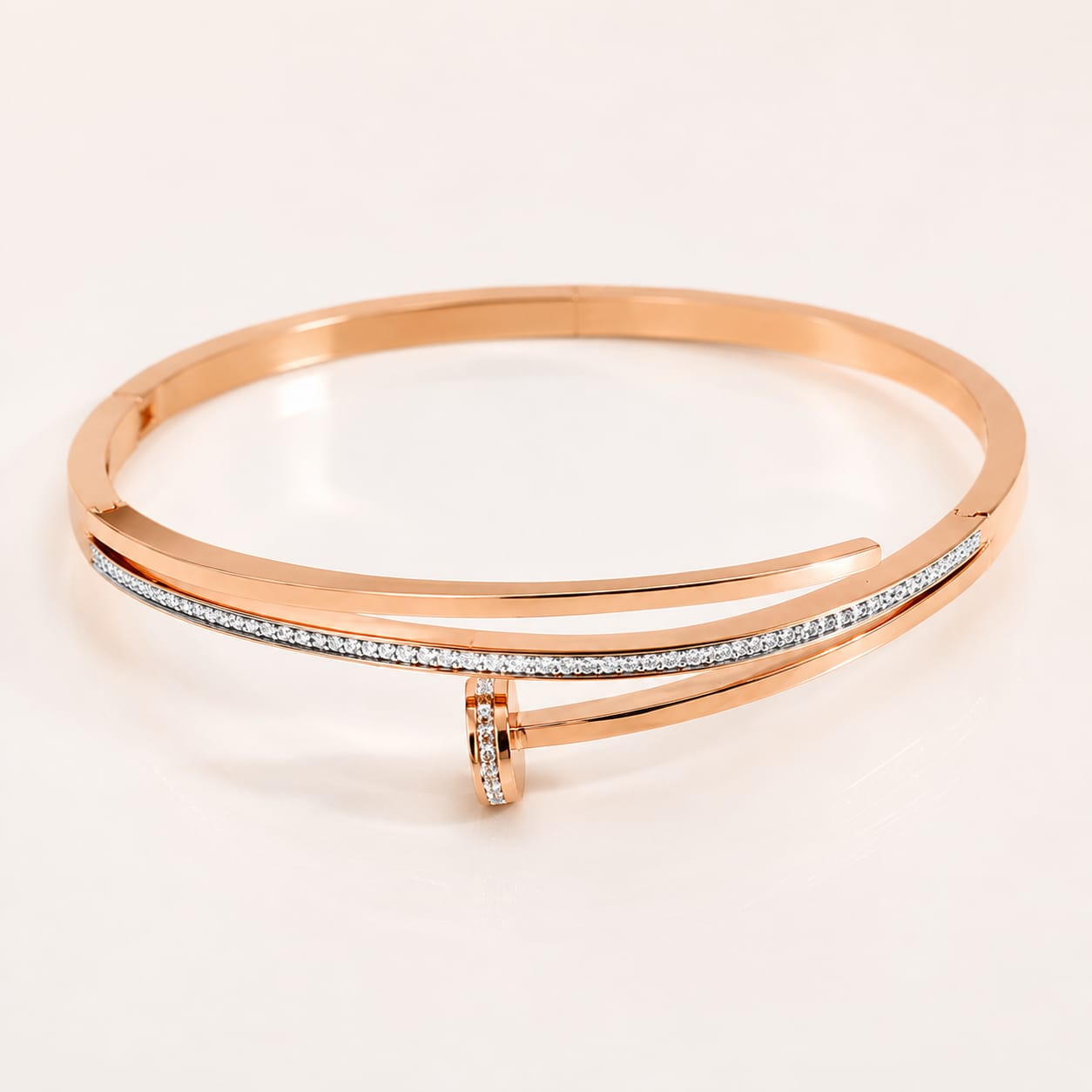 Nail Diamond Bracelet