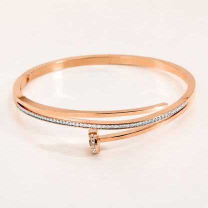 Nail Diamond Bracelet