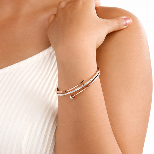 Nail Diamond Bracelet