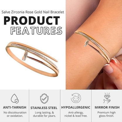 Nail Diamond Bracelet