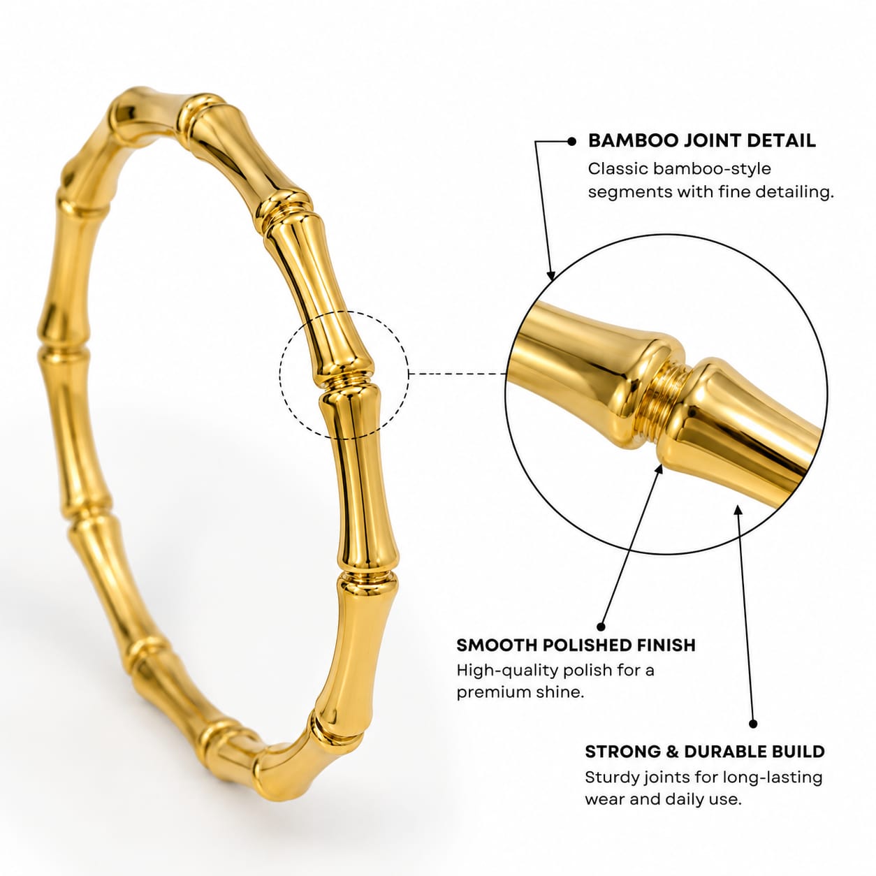 Bamboo Bangle Bracelet