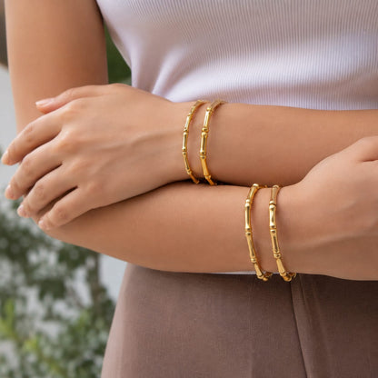 Bamboo Bangle Bracelet