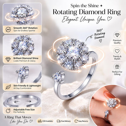360° Rotating Diamond Ring