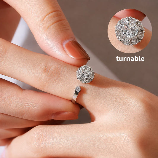 360° Rotating Diamond Ring