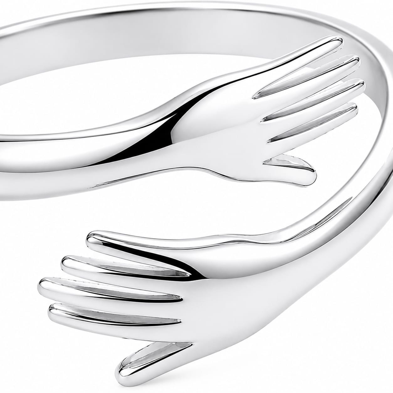Silver Embrace Ring