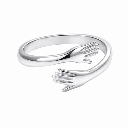 Silver Embrace Ring