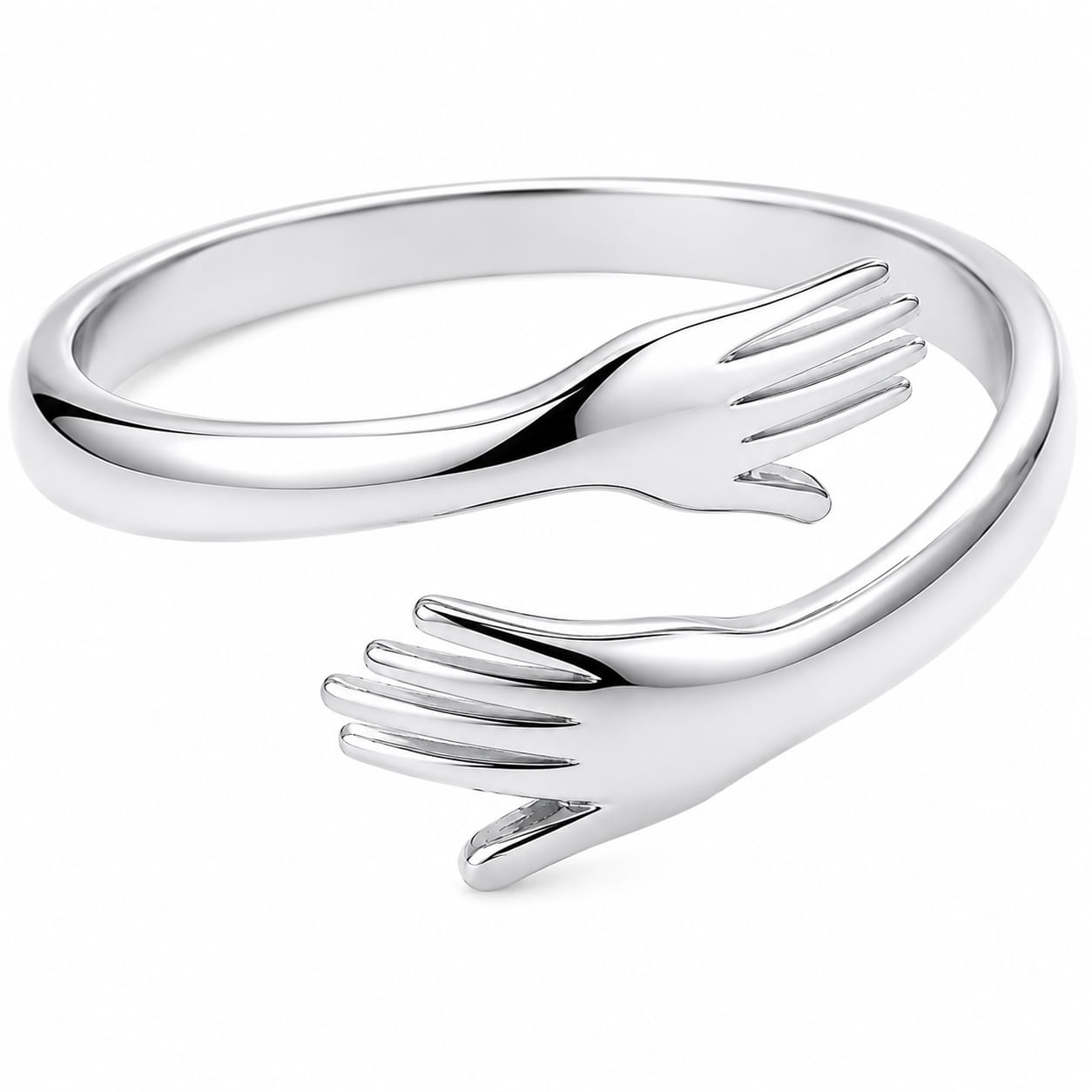 Silver Embrace Ring