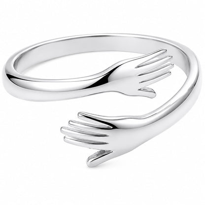 Silver Embrace Ring
