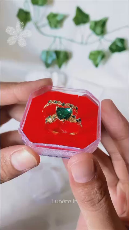 Emerald Vine Ring